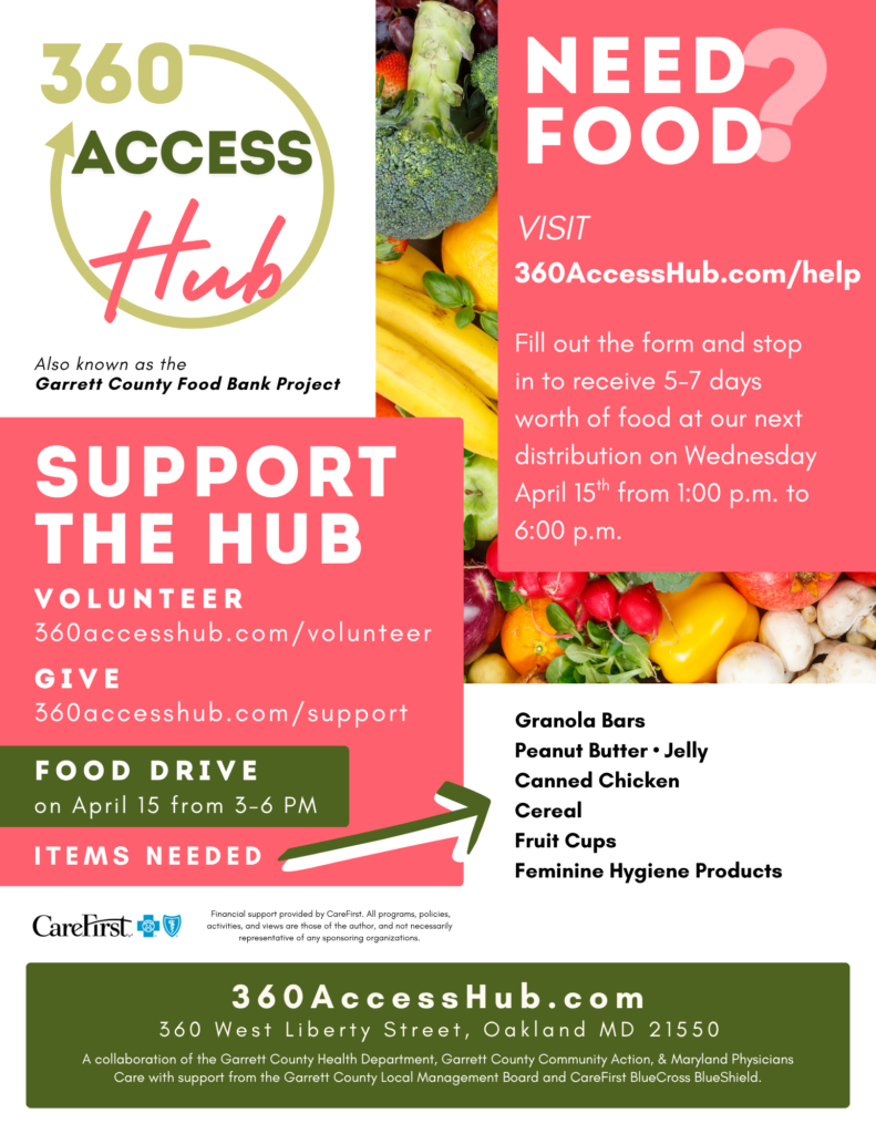 April - 360 Access Hub Flyer