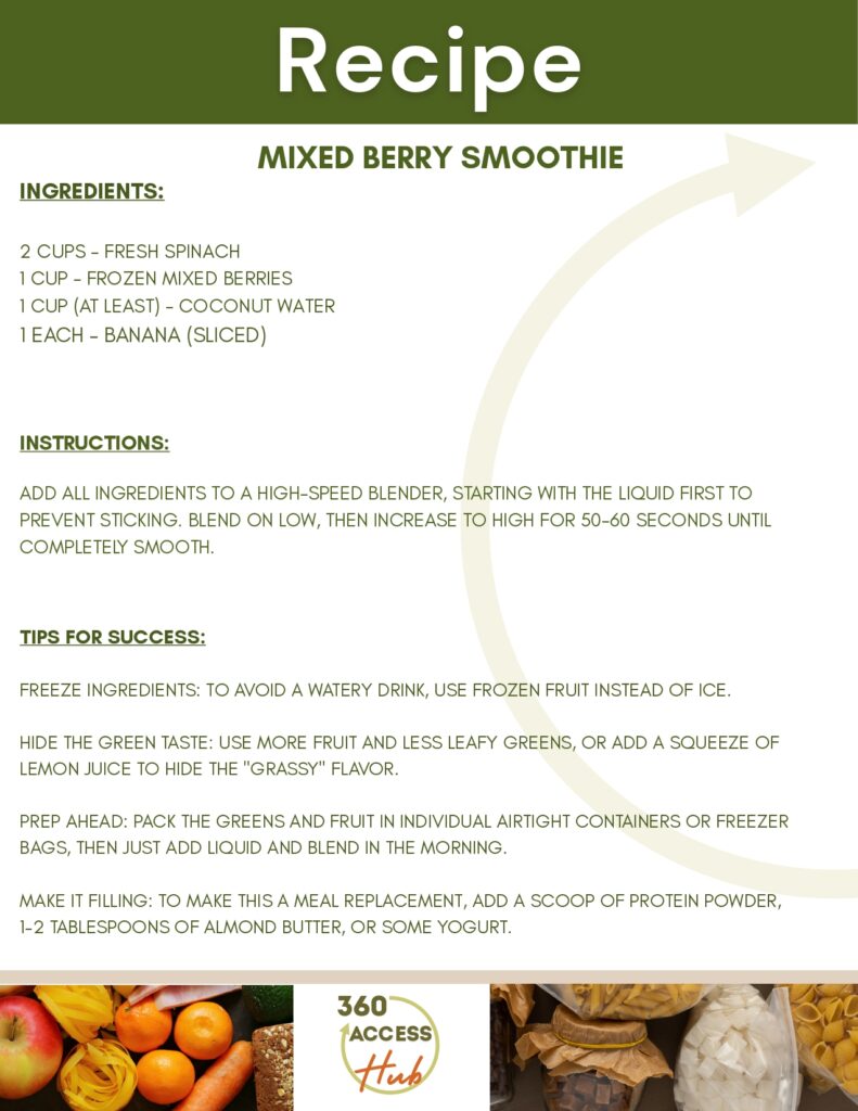 Mixed Berry Smoothie Recipe